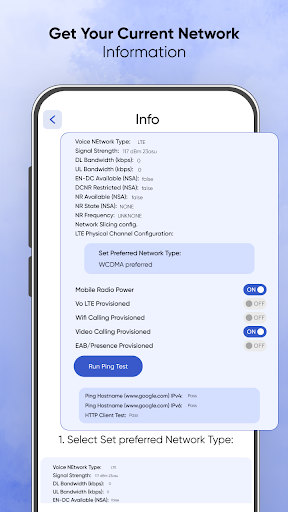 Screenshot Force LTE Only 4G/5G