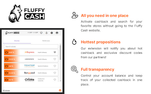Fluffy Cash - Cashback Service