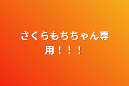 さくらもちちゃん専用！！！