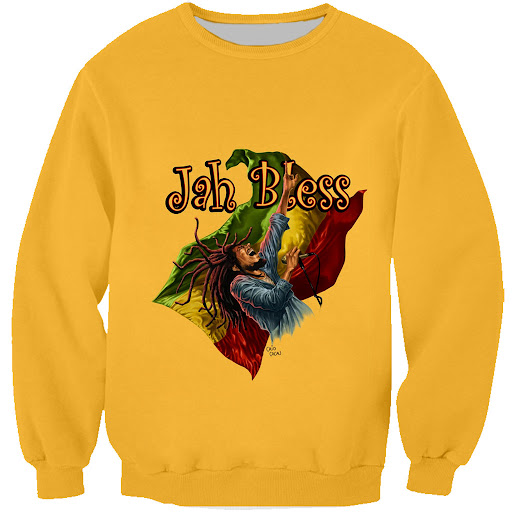 Title 4, Jah 3D digital printing T-shirt, sweater, and h...