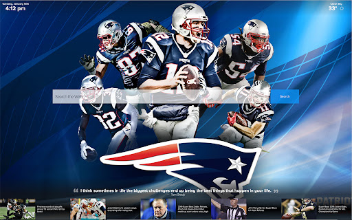 New England Patriots (unofficial) New Tab