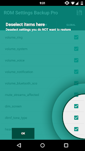ROM Settings Backup Pro स्क्रीनशॉट