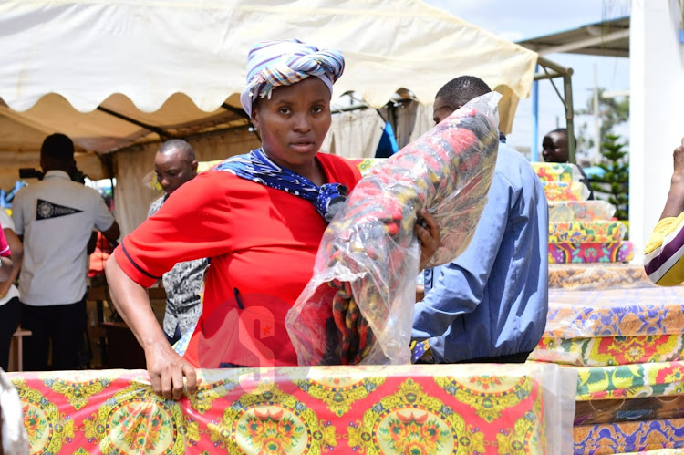 Victims of the Embakasi gas explosion tragedy at the Mama Lucy Kibaki Hospital on Febuary 2, 2024.