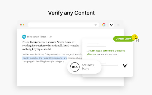 Vera: Use AI to Verify Facts and Misinformation Online