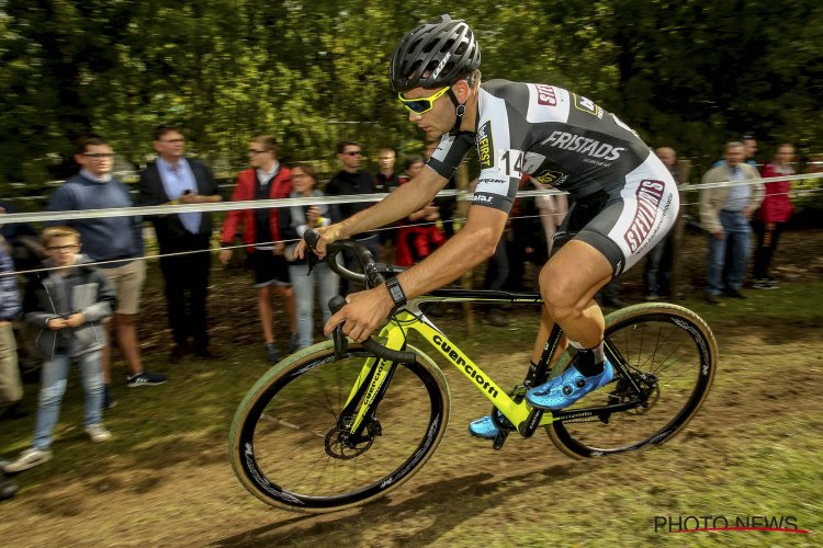 Gianni Vermeersch zat een lange tijd gevangen achter Felipe Orts: "Mathieu van der Poel en Tim Merlier waren toen al gaan vliegen"