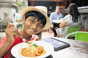 PASTA PERFECT: Dhiyarv Govender has strong opinions on the food he enjoys - and he shares them on Facebook's Yummy or Yucky page