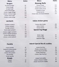 New Adarsh Hotel menu 1