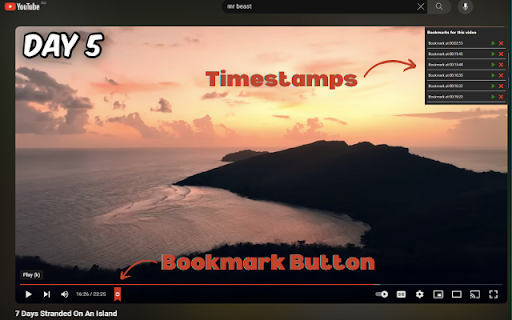 YouTube Bookmarks