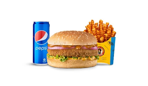 Veg Snacker Burger Combo