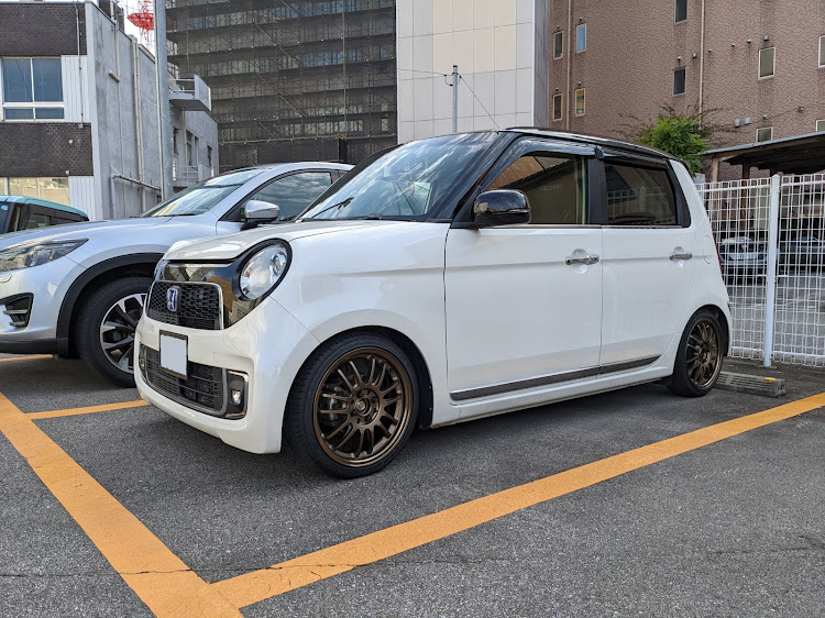 N-ONEのみんなでつくろうホイール図鑑・RE30・RS11・57maximum・ホイール傷付けちゃった😭に関するカスタム事例の投稿画像1枚目