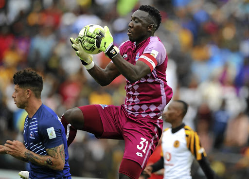 Richard Ofori of Maritzburg United./Samuel Shivambu / BackpagePix