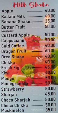 Juzy Cafe menu 2