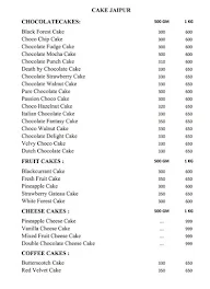 Cake Jaipur And Fast Food Centre menu 4