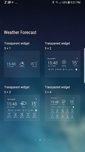 Screenshot Weather Forecast