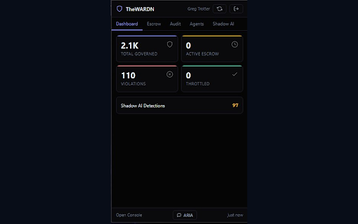 TheWARDN — AI Governance screenshot 2