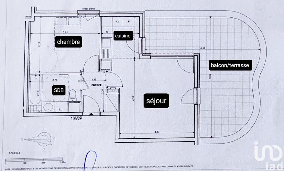 Vente appartement 2 pièces 45 m² à Lingolsheim (67380), 164 000 €