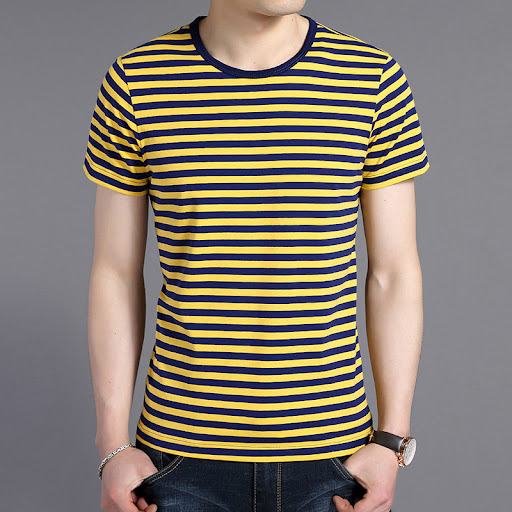 Title 4, Mens Round Neck Pullover Short-sleeved T-shirt...