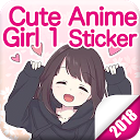 Descargar Cute Anime Girl 1 Sticker Packs For Whats Instalar Más reciente APK descargador