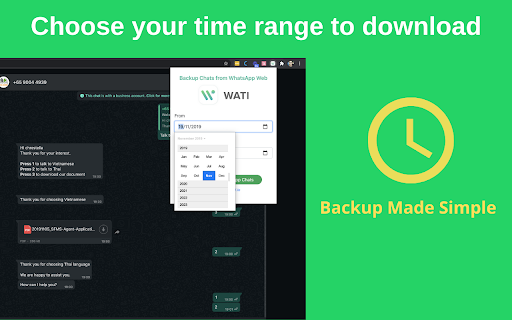 Backup WhatsApp Chats