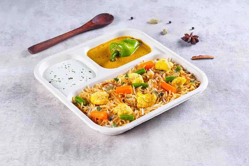 Hyderabadi Veg Biryani Mini Thali (Meal)