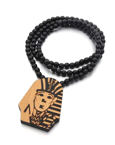 Wooden beads necklace - 2