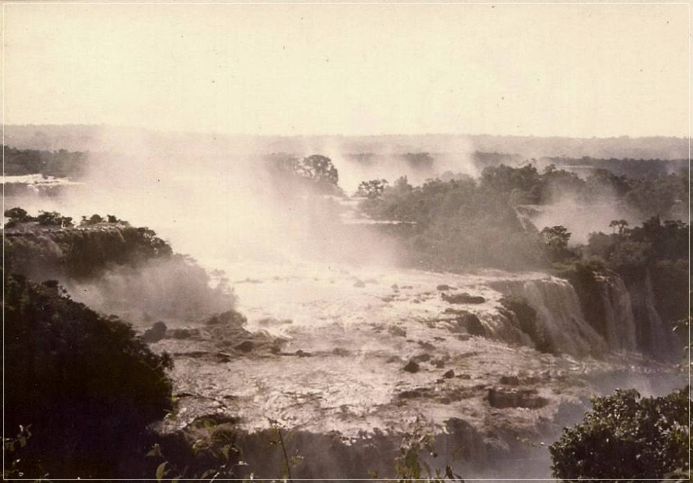 As cataratas inundadas do Guairá