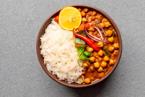 Punjabi Chole Rice Bowl