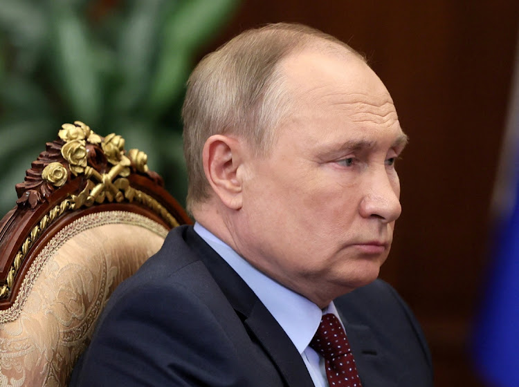 Russian President Vladimir Putin. Picture: REUTERS/SPUTNIK