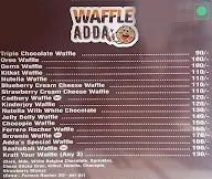 Waffle Adda menu 1