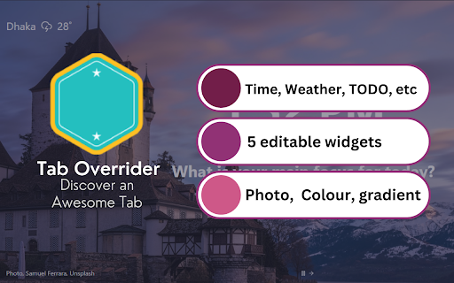 Tab Overrider - Discover an Awesome Tab