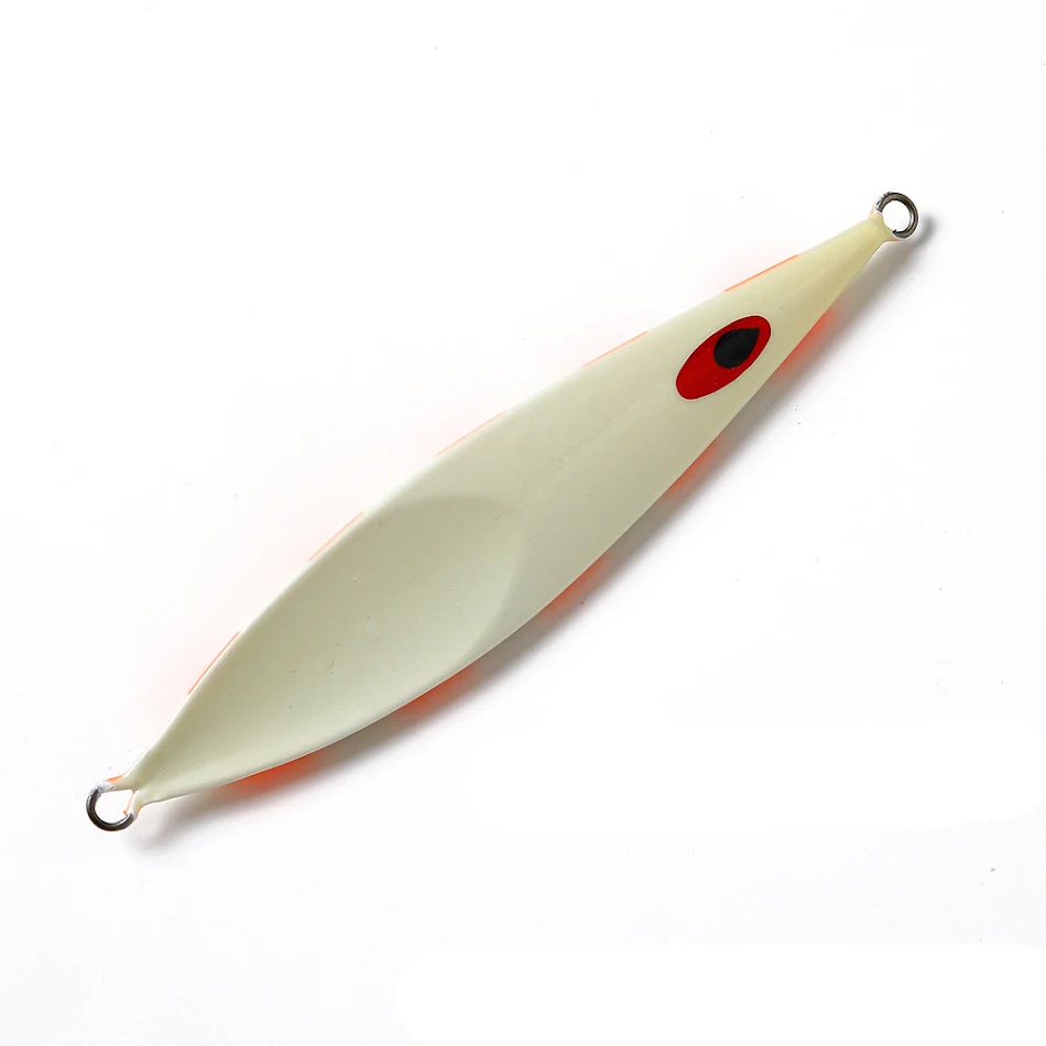Leurres de pêche en plomb lumineux Iron Plate Lead Bait 250g pour la pêche en bateau en haute mer, attraction garantie.
