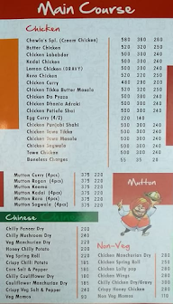 Chawla Chicken Social menu 1