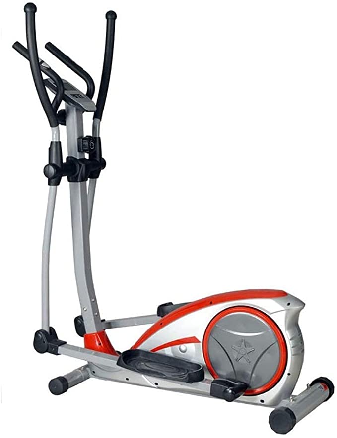 BZLLW Elliptical Machine,with LCD Monitor and Quiet for Home Gym Fitness Workout for Small Rooms,Apartments Home Trainer Machine