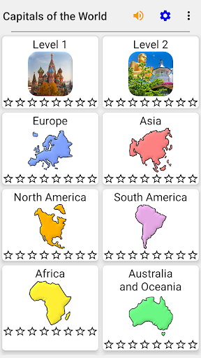 Screenshot Capitals of the World - Quiz