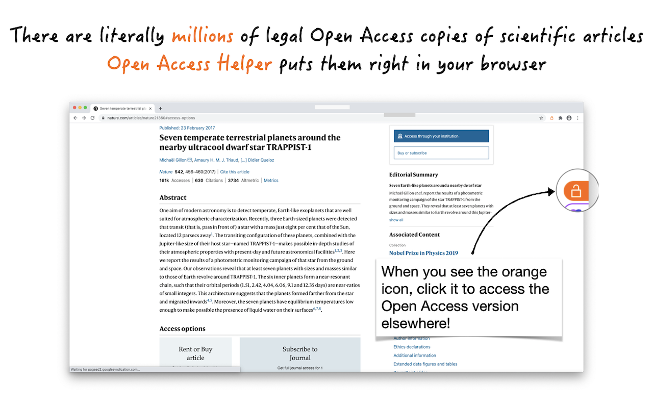 Open Access Helper Web Preview image 3