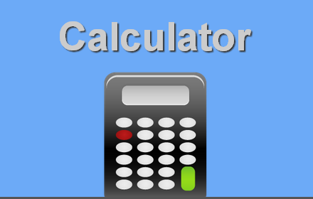 Calculator chrome extension