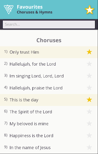 Favourites - Choruses Hymns