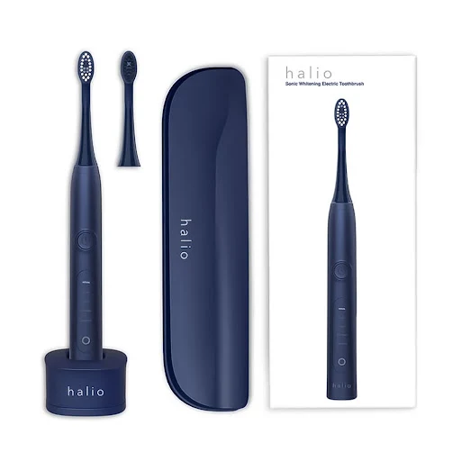 Bàn chải điện Halio Sonic Whitening Toothbrush PRO - Màu xanh