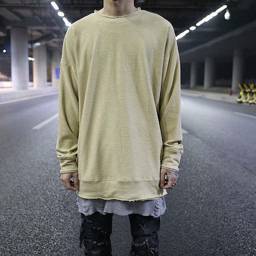 Title 12, Terry Sweater With Reverse Design Everyday Comf...