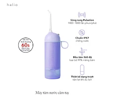 Máy Tăm Nước Cầm Tay Halio UltraClean Oral Irrigator - Periwinkle