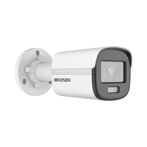 Thiết bị quan sát/ Camera IP thân trụ ColorVu HIKVISION DS-2CD1027G0-LUF (C) (2MP, 4mm, H.265+, tích hợp micro, khe cắm thẻ nhớ)