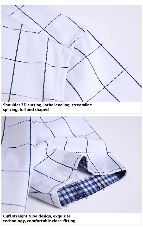 Camisa de hombre de manga corta nueva estilo coreano Casual Slim Fit con estampado tallas grandes moda