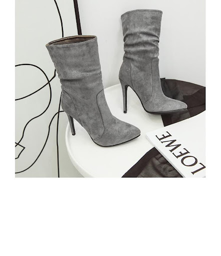 Title 23, Womens high heel stiletto pointed sock boot el...