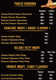 Absolute Shawarma menu 1