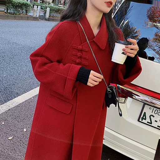 Title 5, Hepburn loose double face cashmere fur coat. Ex...