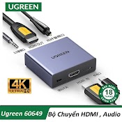 Cáp Chuyển Hdmi To Hdmi + Audio Và Cổng Quang Spdif 5.1 Ugreen 60649 Chính Hãng Cao Cấp Cm531