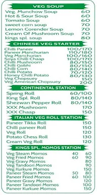 Kings Tandoori Town menu 1