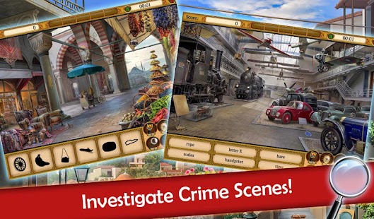 Hidden Objects: Mystery Society HD Free Crime Game