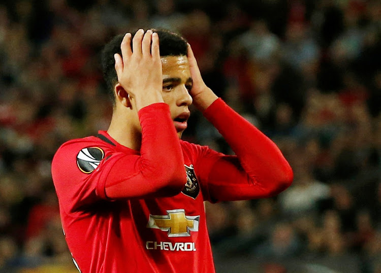 Manchester United's Mason Greenwood reacts after a missed chance atOld Trafford, Manchester, Britain, September 19 2019. Picture: ANDREW YATES/REUTERS