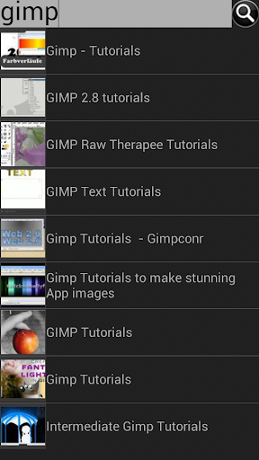 Tutorials for Gimp